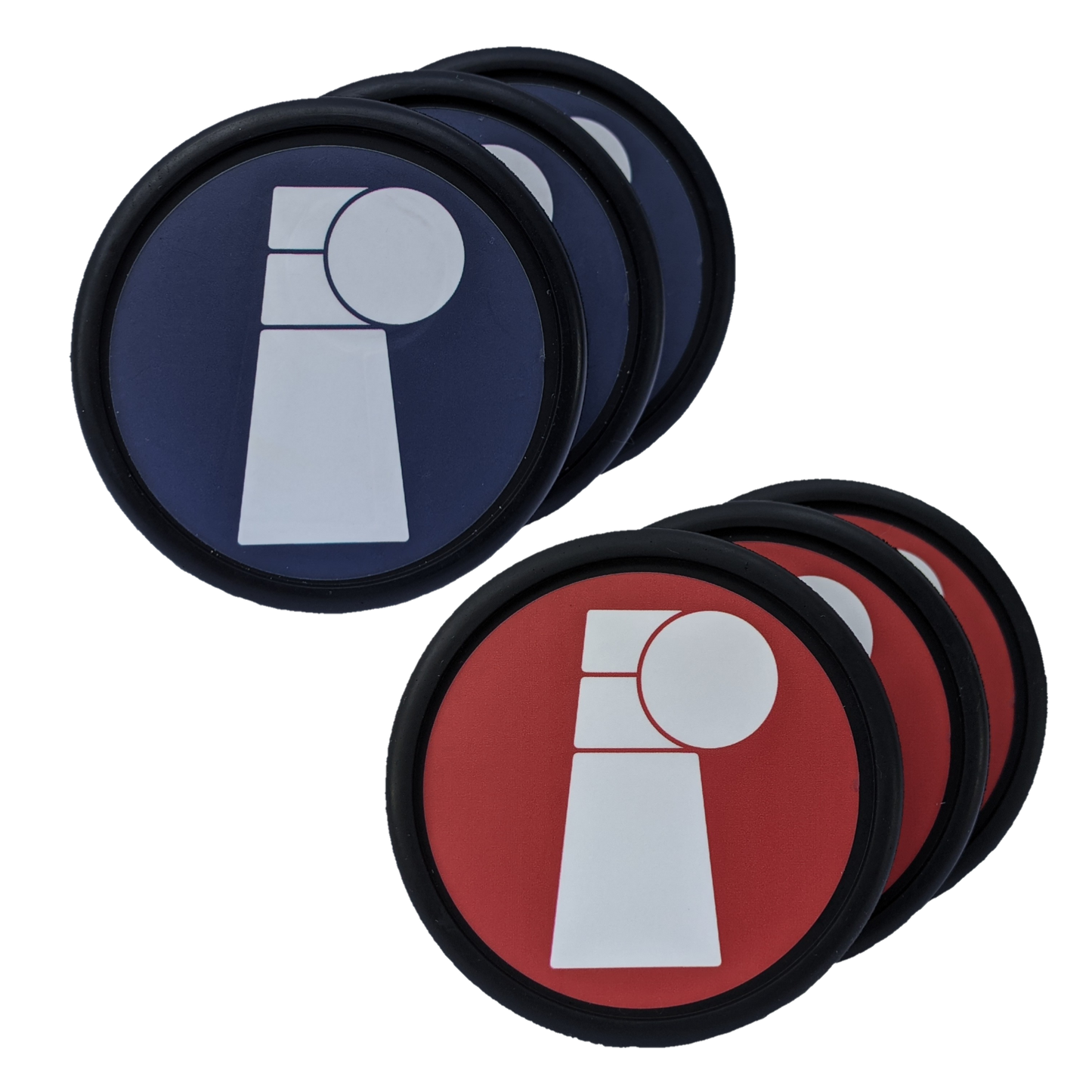 PUCKLES Toss, Roll, Slide Games for Family-Friendly Fun at the Beach or on Ice | Includes 6 Proprietary Pucks, 1 Foam Dice and 1 Carrying Bag